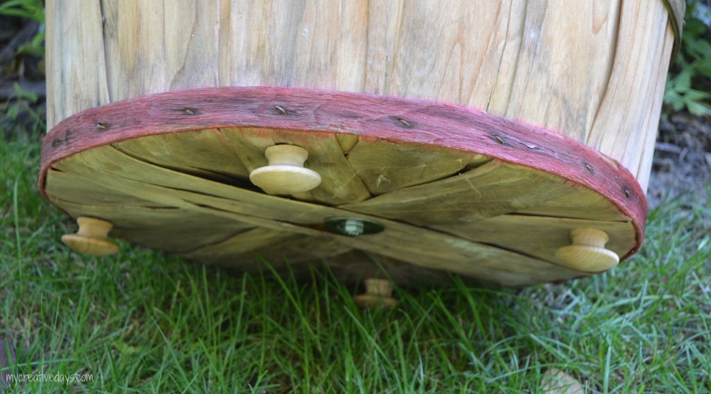 If you are looking for easy DIY Fall Decor Tutorial for your home, click over to see how to make this cute tiered bushel basket to fill with pumpkins and gourds.