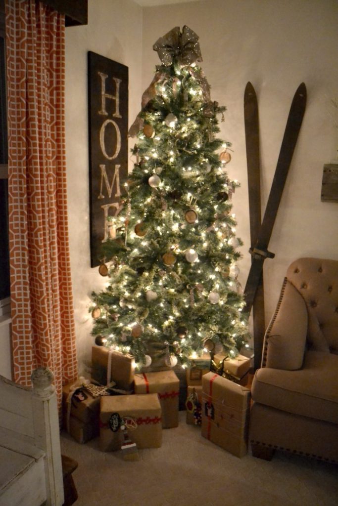 Are you looking for a realistic natural Christmas tree for your home this year? This faux natural Christmas tree looks like the real thing without all the mess of real pine needles.