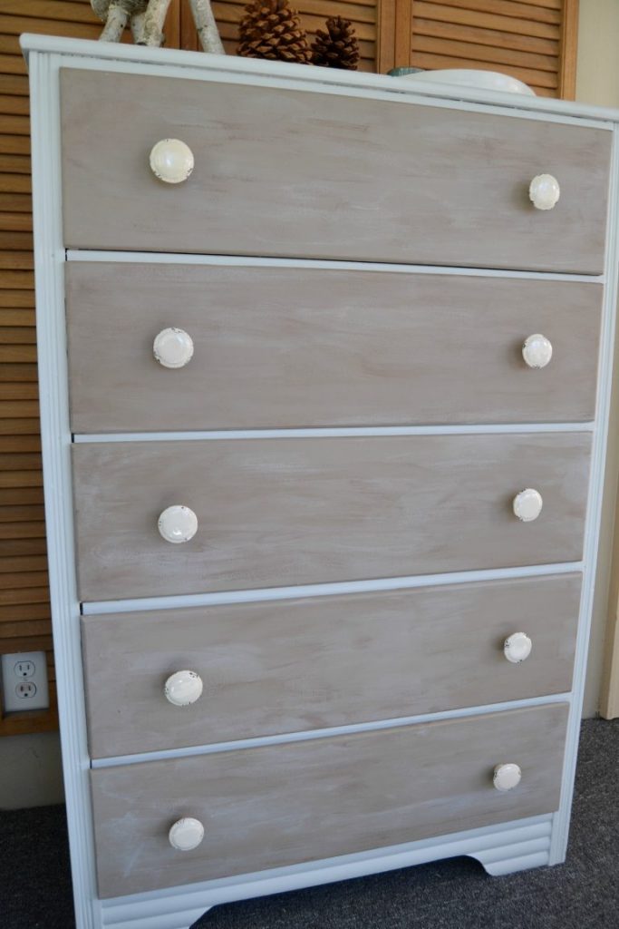 If you have an old dresser that needs a face lift, click over to find out how to give it a faux weathered wood dresser makeover. 