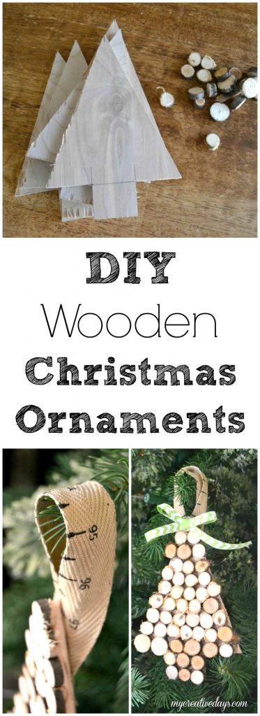 If you are looking for wooden Christmas ornaments, click over to find out how easy these wooden trees were to make!