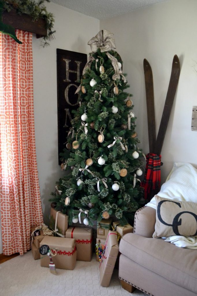 Are you looking for a realistic natural Christmas tree for your home this year? This faux natural Christmas tree looks like the real thing without all the mess of real pine needles.