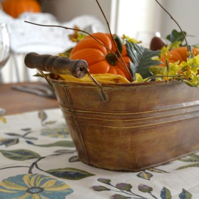 Thanksgiving Tablescape: Nature Inspired Table Decor