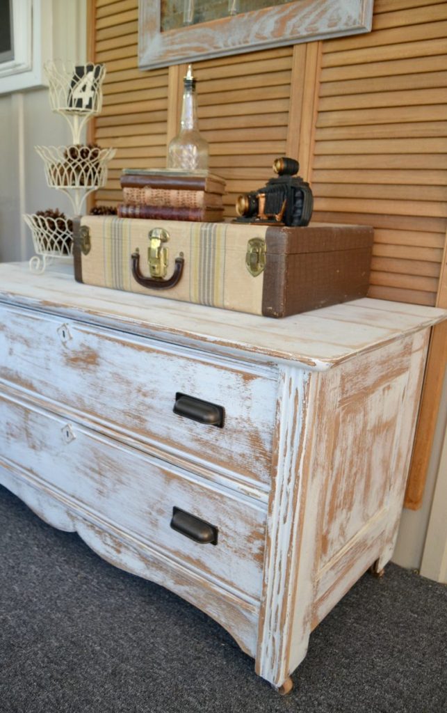 Do you have a small chest of drawers that has seen better days? Click over and see how easy it is to give it a makeover so you love it again!