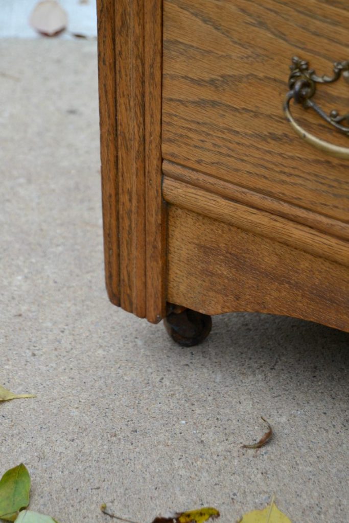 Do you have a small chest of drawers that has seen better days? Click over and see how easy it is to give it a makeover so you love it again!