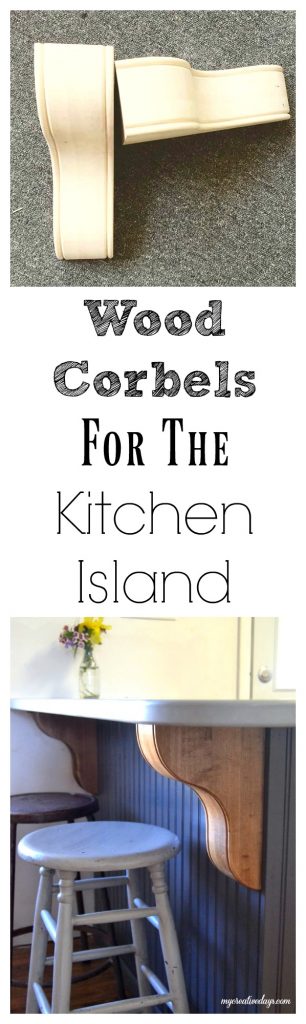If you are looking for wood corbels to add to your home's decor, click over to see how easy these wood corbels were to install and the difference they made in our kitchen. 
