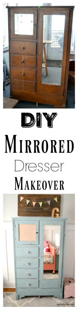 If you have a mirrored dresser that has lost its luster, click over to see how easy it is to give it a makeover in only a few short steps. 