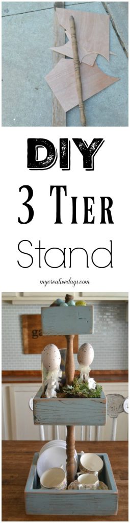 Tiered stands are so pretty and you can use them for so many things. You don't have to buy them though. Click over to see how easy it is to DIY a 3 Tier Stand in a few short steps. 
