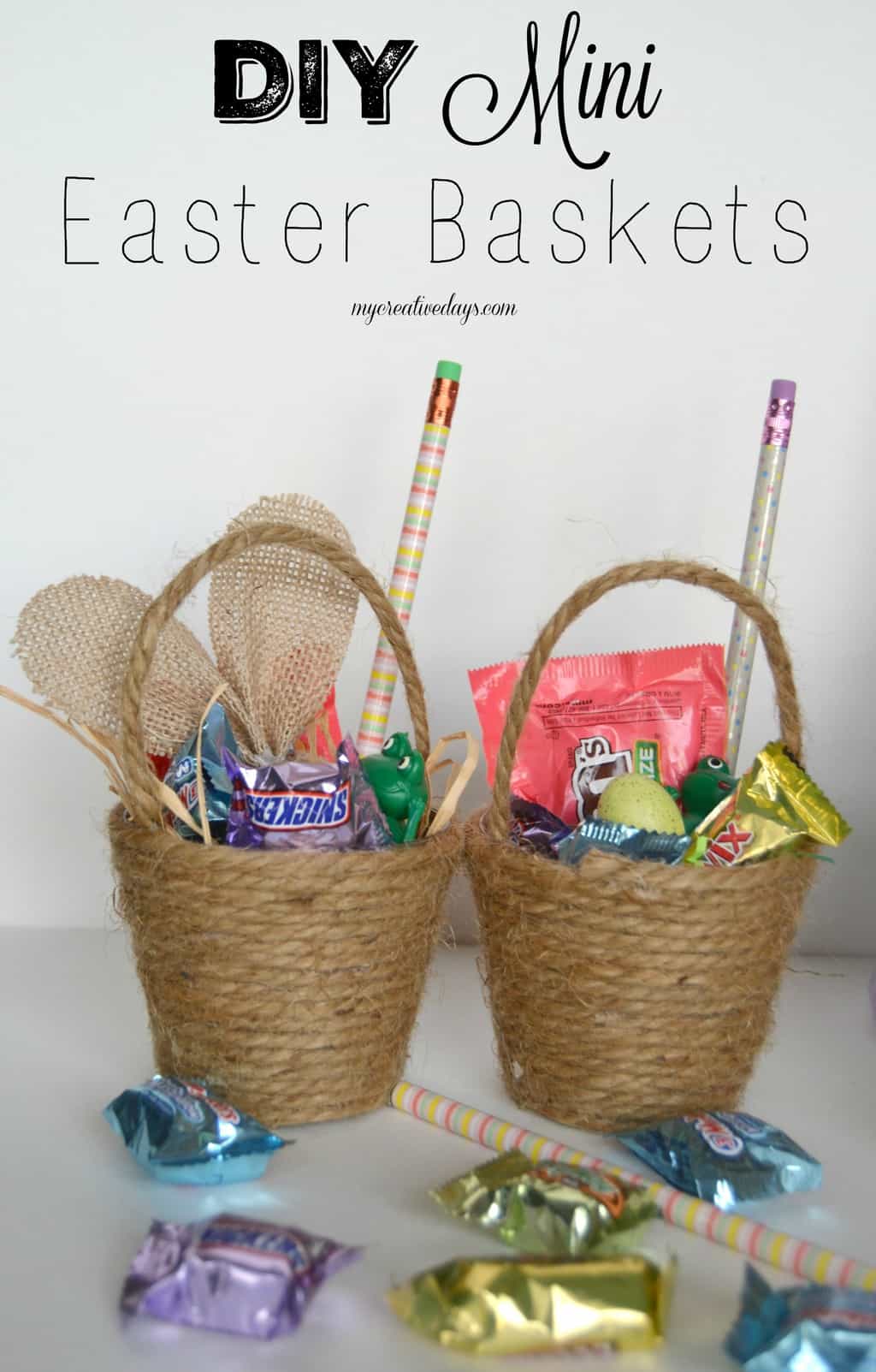 Homemade Easter Baskets Made From Supplies You Have At Home