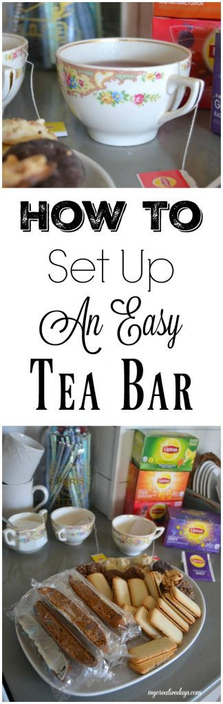 Drinking tea is becoming more and more popular. Set up an easy tea bar to test teas to please every palate.