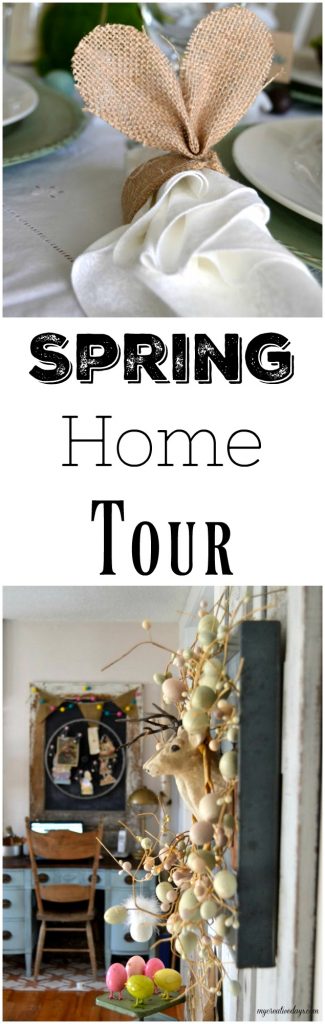 If you like to welcome spring into your home every year, click over to be inspired by many spring home tours for all styles and size of homes. 