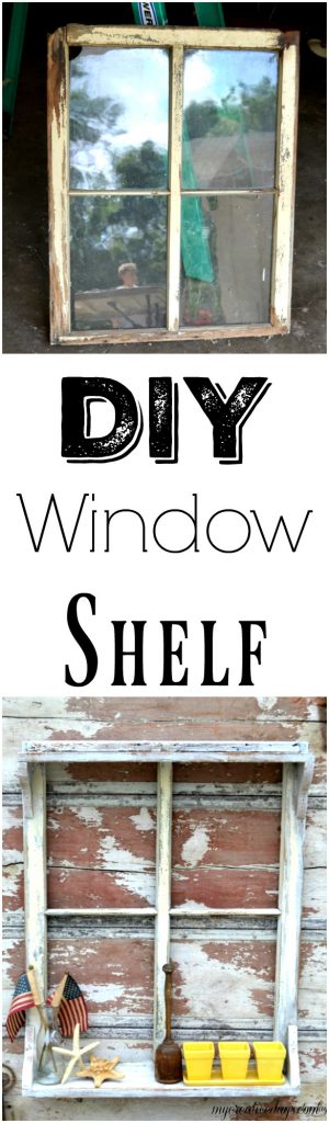 A window shelf can be used for so many things and they are very simple to make. Click over to find the tutorial on how you can create your own window shelf to hang in your home. 