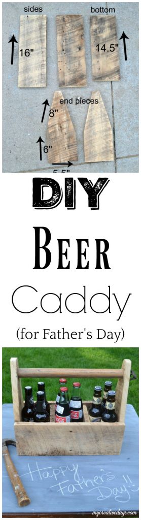 If you are looking for a great gift idea, click over to get the step-by-step tutorial on how to make this easy DIY soda or beer caddy to wow the recipient. 