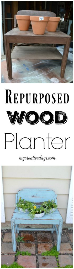If you love to plant and welcome spring and summer with beautiful flowers and plants, click over to see how to make the cutest repurposed wood planter you ever did see. It will make your flowers sing!