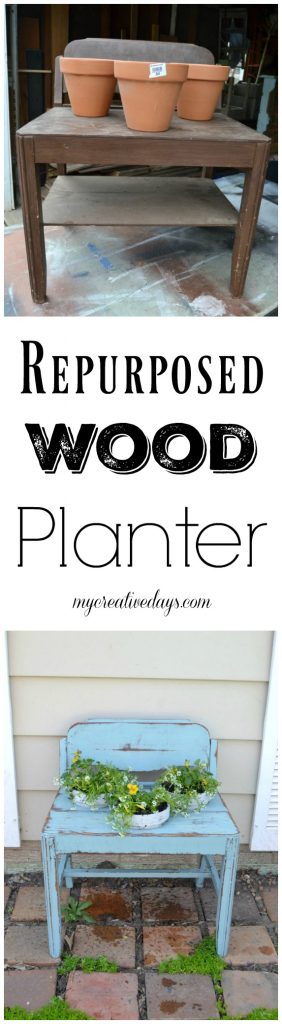 If you love to plant and welcome spring and summer with beautiful flowers and plants, click over to see how to make the cutest repurposed wood planter you ever did see. It will make your flowers sing!