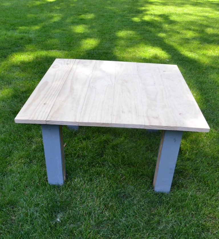 How To Make A Faux Driftwood Coffee Table In A Few Easy Steps