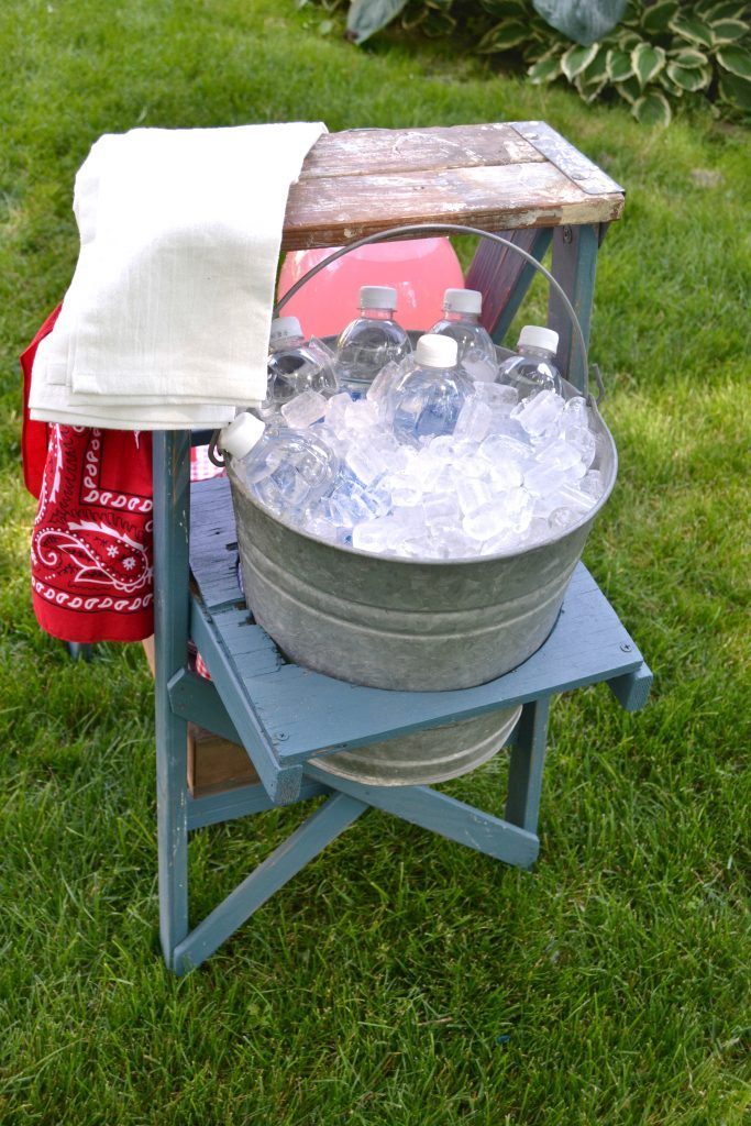 A drink station is always a fun addition to any party or gathering. You can make a drink station out of many things, but we think this repurposed step ladder is a genius way to serve drinks!
