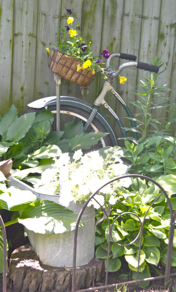 This Summer Outdoor Tour is packed full of different ways that we repurpose things to add to our yard and garden. Click over to see all of the summer outdoor tours from my blogging friends and I.