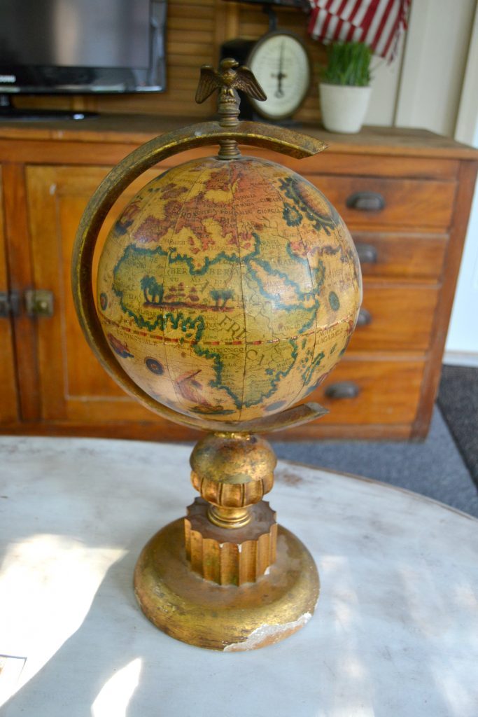 If you are looking for a beautiful desktop globe for your office or home, click over to see how easy it is to DIY this chalkboard desktop globe in a few short steps. 