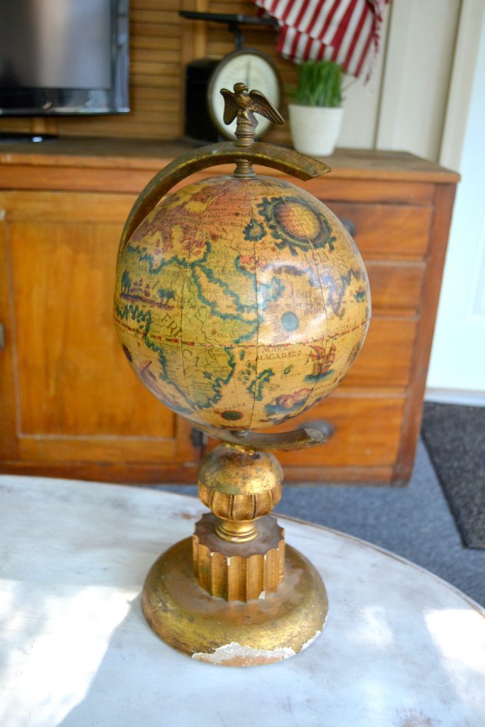 If you are looking for a beautiful desktop globe for your office or home, click over to see how easy it is to DIY this chalkboard desktop globe in a few short steps. 