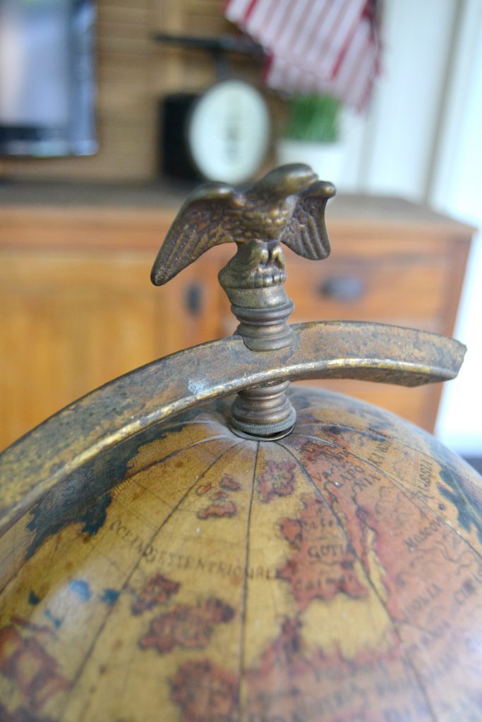 If you are looking for a beautiful desktop globe for your office or home, click over to see how easy it is to DIY this chalkboard desktop globe in a few short steps. 