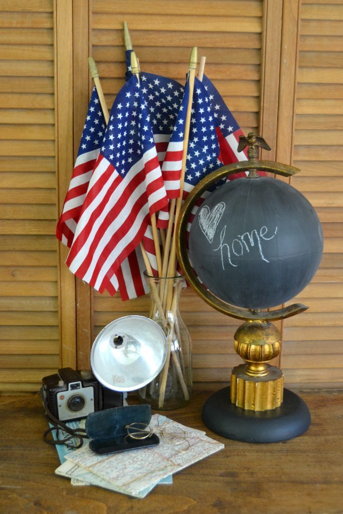 If you are looking for a beautiful desktop globe for your office or home, click over to see how easy it is to DIY this chalkboard desktop globe in a few short steps. 