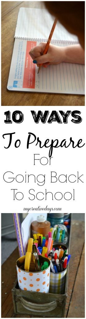 With the school season fast approaching, it is so important to prepare for going back to school so you are organized and ready when it arrives. Click over to get 10 tips that will make the transition simple. 