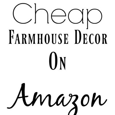 Cheap Farmhouse Decor On Amazon