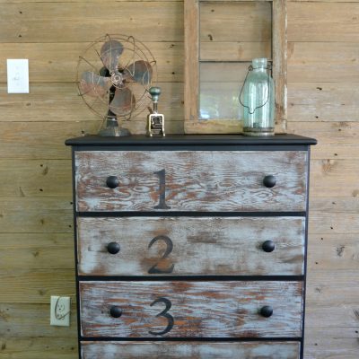 Rustic Dresser Makeover