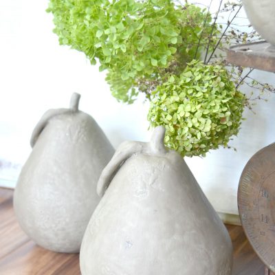 Autumn Crafts: Faux Concrete Pears