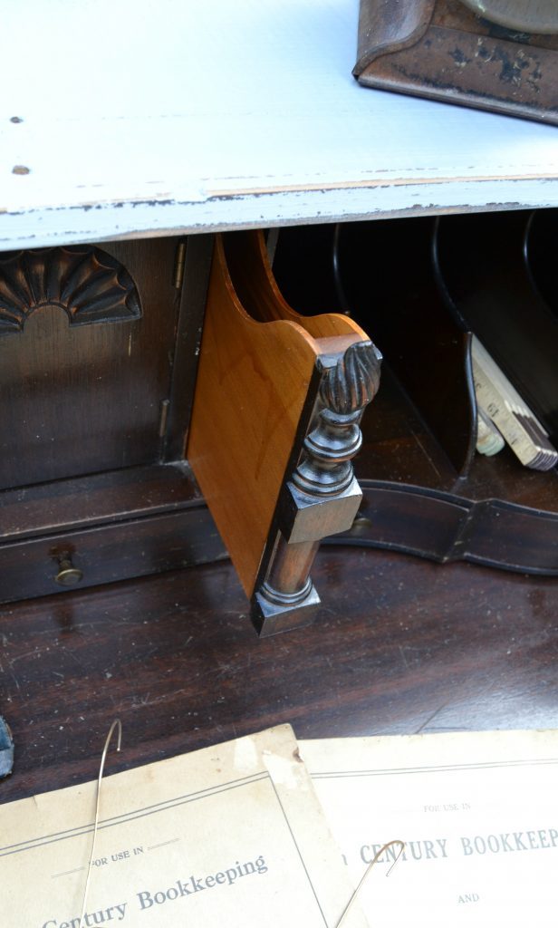 If you have a vintage desk in need of a makeover, click over to see how easy it is to get a new look with a little paint and some elbow grease.