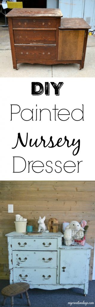 If you are decorating a nursery soon, click over to see how easy it is to DIY a nursery dresser to get the look you want and not spend a ton of money to get it. 