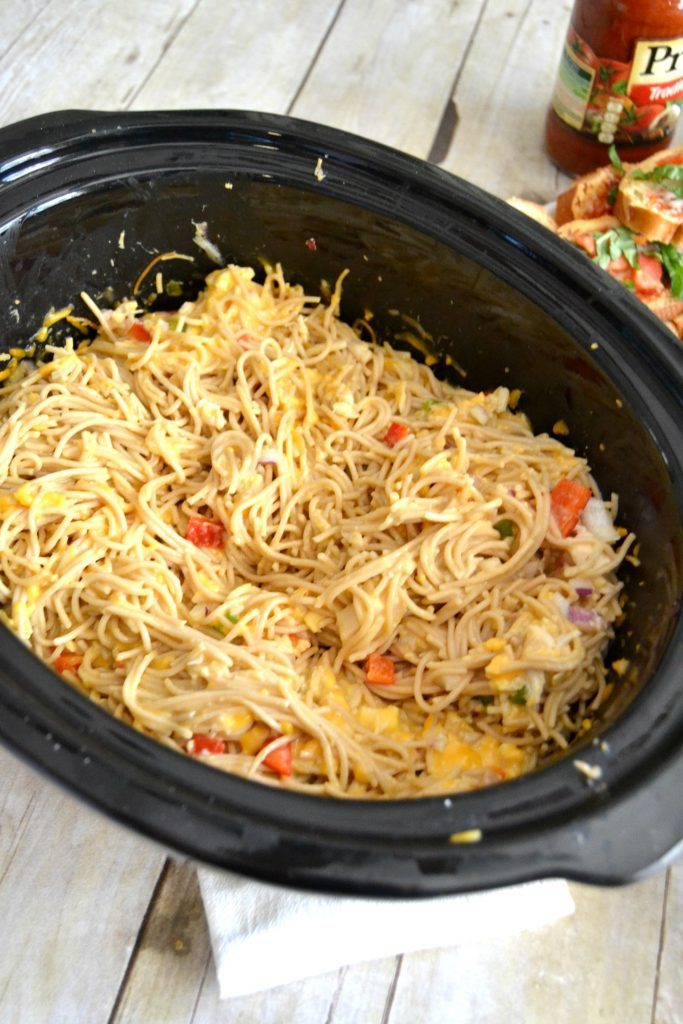 If you are looking for an easy spaghetti recipe for dinner tonight, click over to get this slow cooker spaghetti with chicken for a fun take on a classic dish.