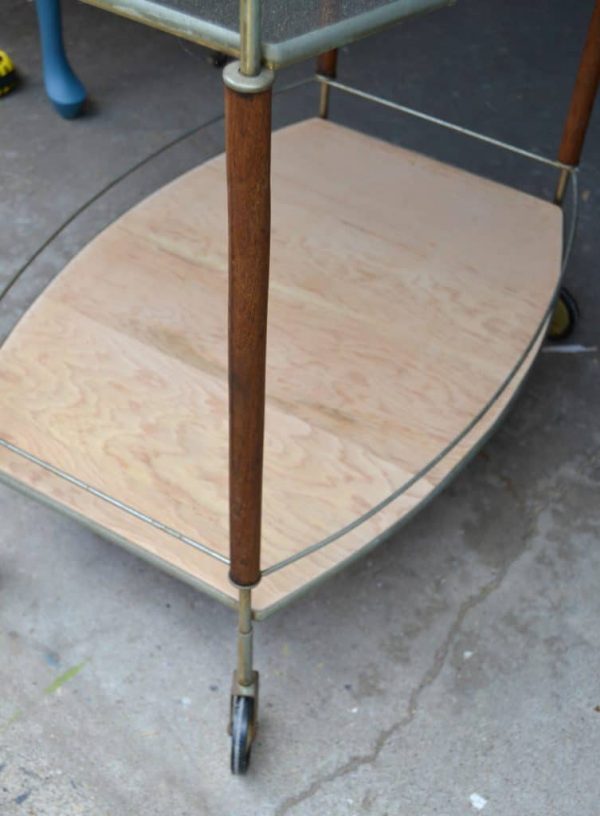 Serving Cart Makeover That Brought A Broken Cart Back To Greatness