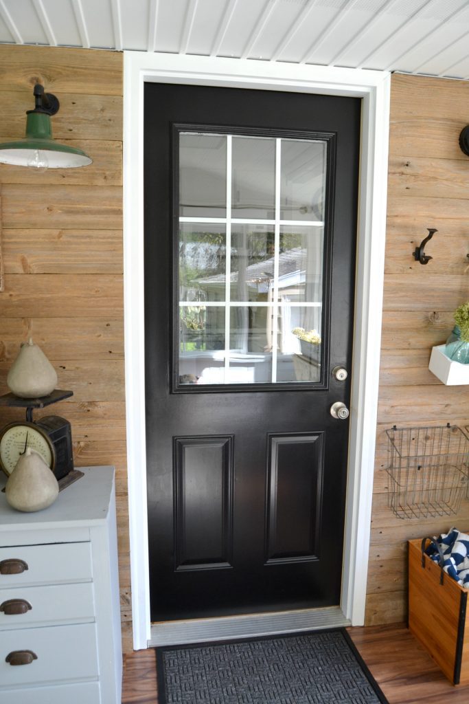 How did you finish your interior back doors?