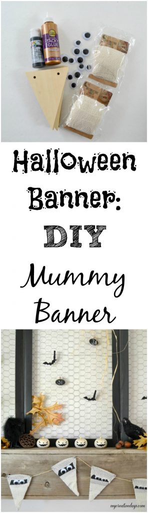 If you are looking for the cutest Halloween banner, you have found it! Click over to see how easy it is to create the cutest mummy Halloween banner to make your Halloween spooktacular!