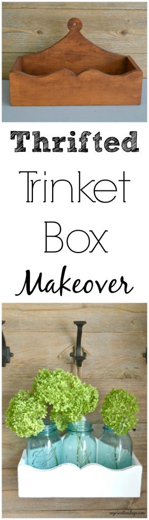 If you love a trinket box, head to your local thrift store and hunt for them. Then, click over and see how you make over the box in two steps to match the style of your home.