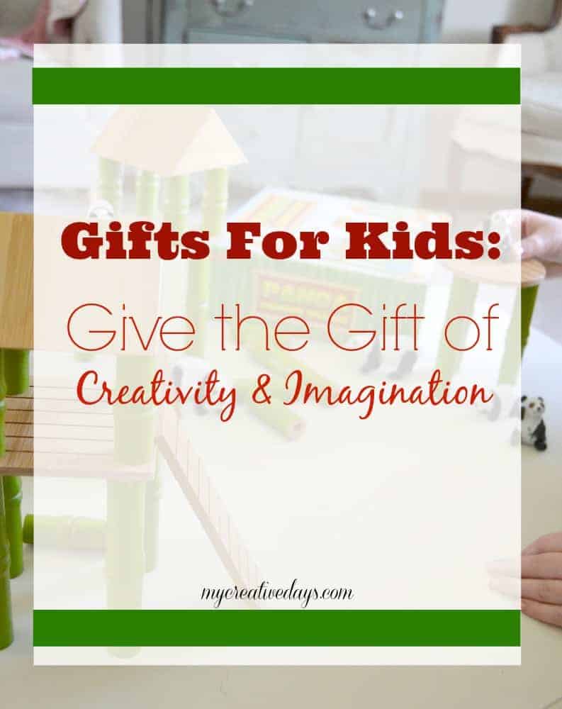 If you are looking for cool gifts for kids, click over to find some great gift ideas that don't include electronics and encourage creativity. 