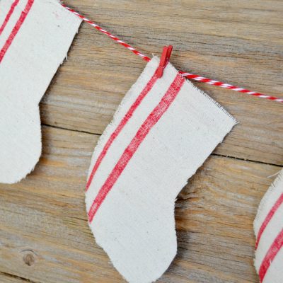 DIY Farmhouse Christmas Decor From A Dropcloth