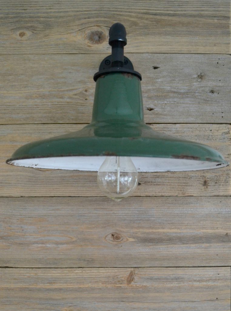 If you are looking to add some barn lighting to a space in your home, click over to see how we added a pair of barn lights we rescued from a farm to our back porch.