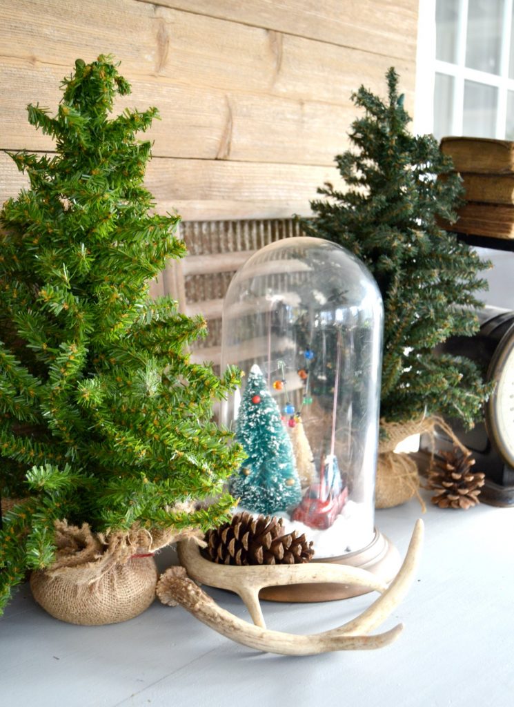 Repurposed Christmas Cloche