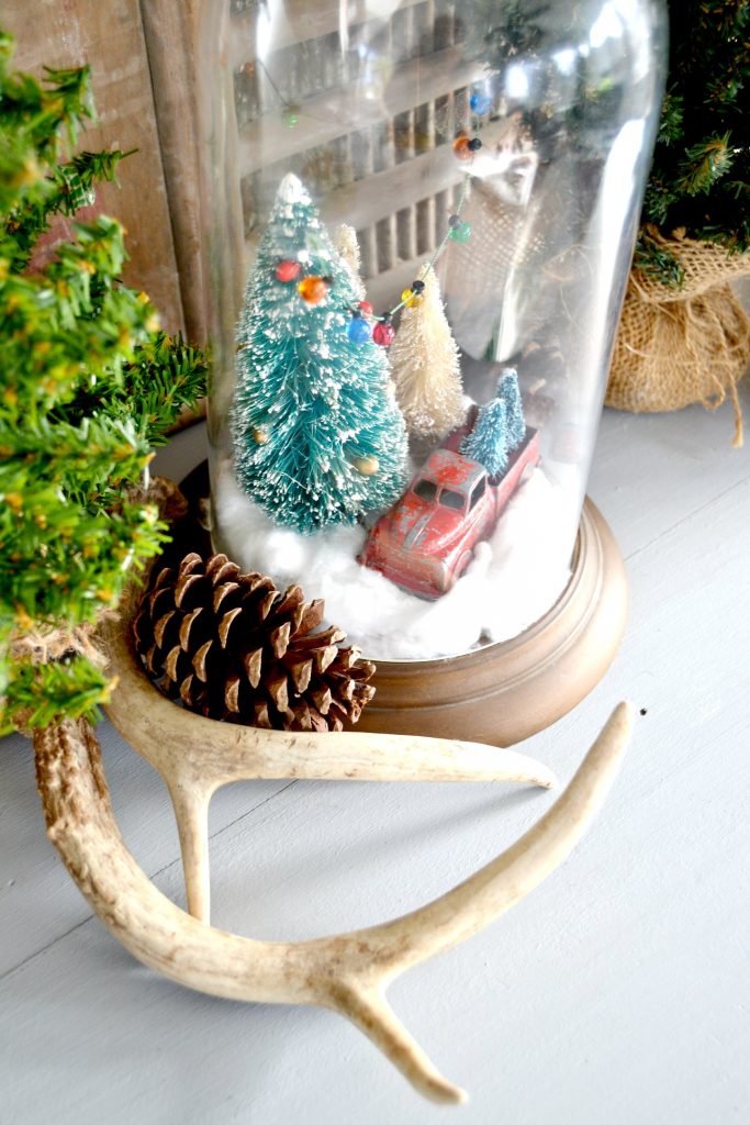 Repurposed Christmas Cloche