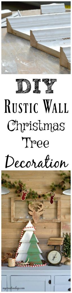 DIY Rustic Wall Christmas Tree To Add Character & Charm To Your Home