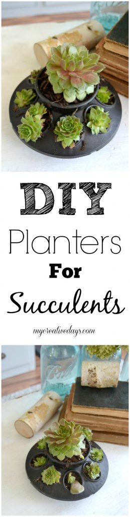 If you love succulents and want to find a unique way to display them, click over to find the easiest DIY planters to house all your succulents!