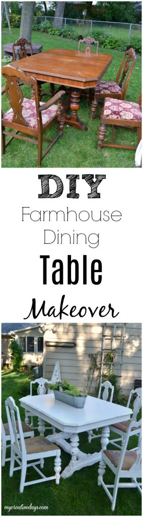 If you love farmhouse style and want to add a farmhouse dining table to your home, click over and see how you can DIY a farmhouse dining table from a table you may already have. 