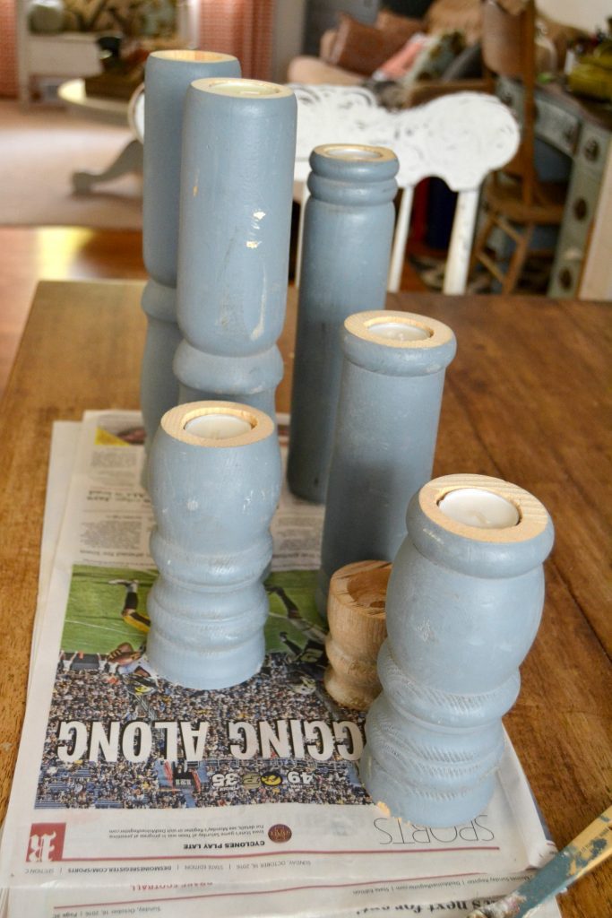 If you love wooden candlesticks, but don't want to pay the high price tag that they have in stores, click over to get the tutorial for these easy DIY Wooden Candle Holders that make a great statement wherever they are.