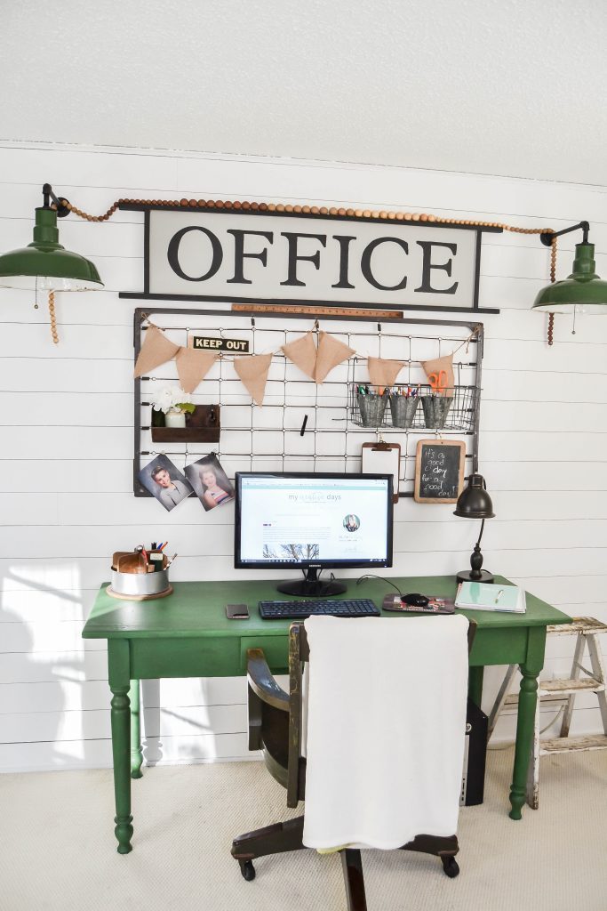 If you are looking for an office sign, click over and see how easy it is to make your own from a repurposed sign and get exactly what you want. 