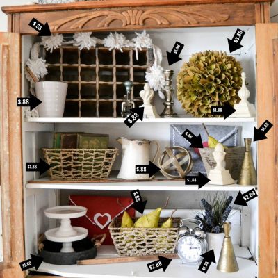 How To Decorate Display Shelves Quickly & Inexpensively