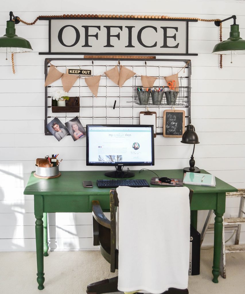 If you are looking for an office sign, click over and see how easy it is to make your own from a repurposed sign and get exactly what you want. 