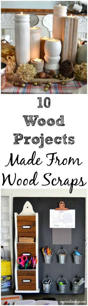 If you are looking for easy and cool wood projects that you can create from scraps pieces of wood you have in your garage, click over and find 10 cool wood projects you can make this weekend! 