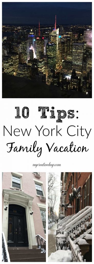 New York City Family Vacation - Heading to New York City with the family? These 10 Tips For A New York City Family Vacation will have you exploring the city efficiently and easily. 